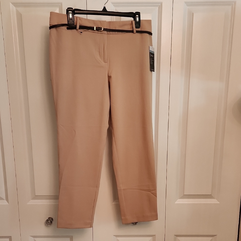 Liz Claiborne Tan Ankle Pants